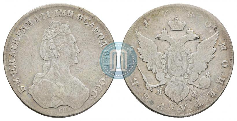 Picture 1 rouble 1780 year СПБ-ИЗ 