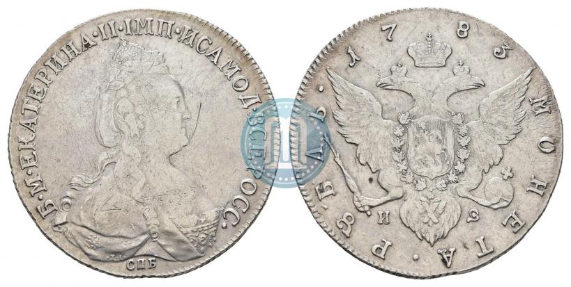 Picture 1 rouble 1783 year СПБ-ИЗ 