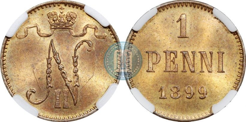 Фото 1 пенни 1899 года  