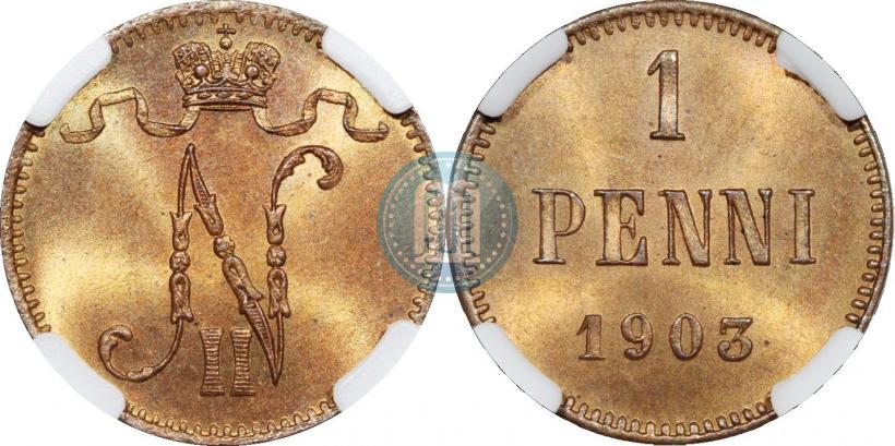 Picture 1 penni 1903 year  