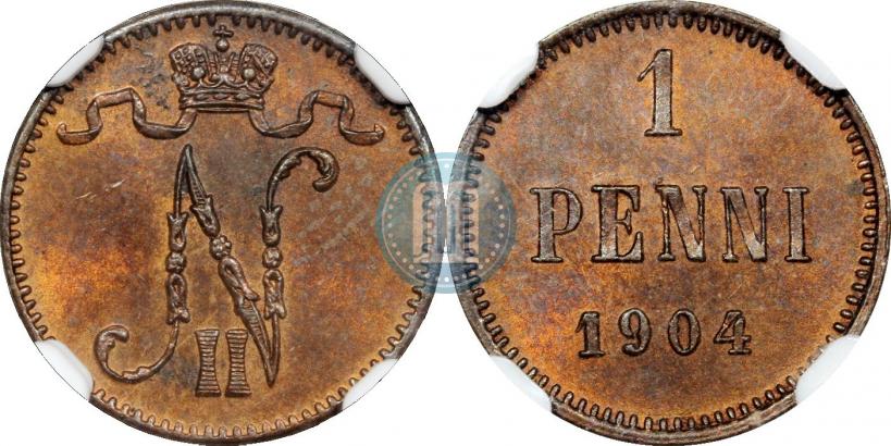 Picture 1 penni 1904 year  