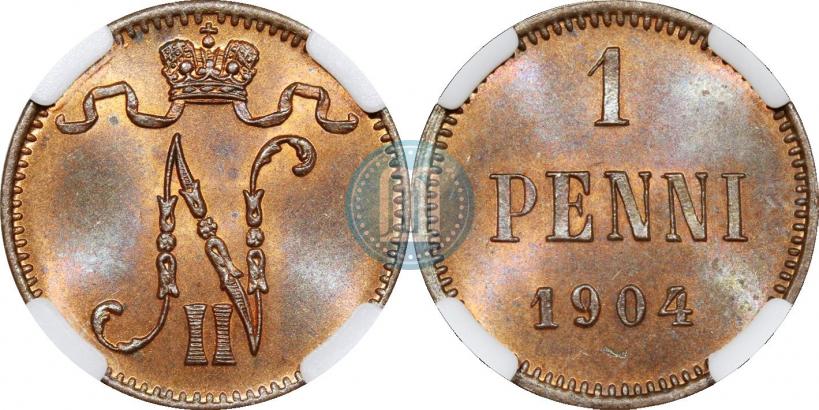 Picture 1 penni 1904 year  