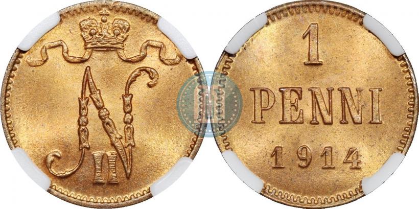 Picture 1 penni 1914 year  