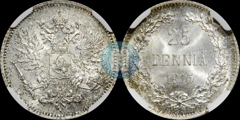 Фото 25 пенни 1915 года S 