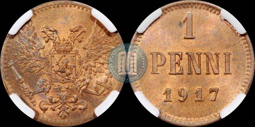 Picture 1 penni 1917 year  