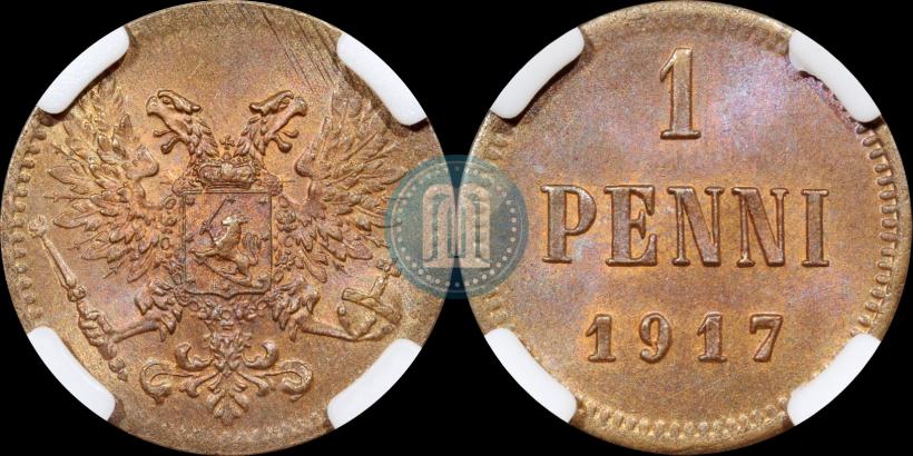 Picture 1 penni 1917 year  