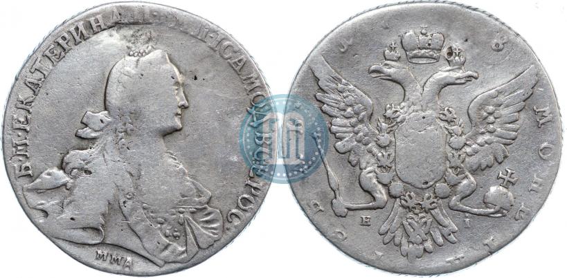 Фото 1 рубль 1768 года ММД-EI 
