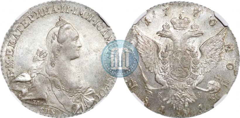Фото 1 рубль 1770 года СПБ-ЯЧ 