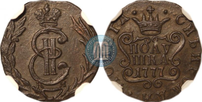 Фото Полушка 1777 года КМ 