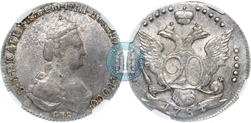 Фото 20 копеек 1774 года СПБ 