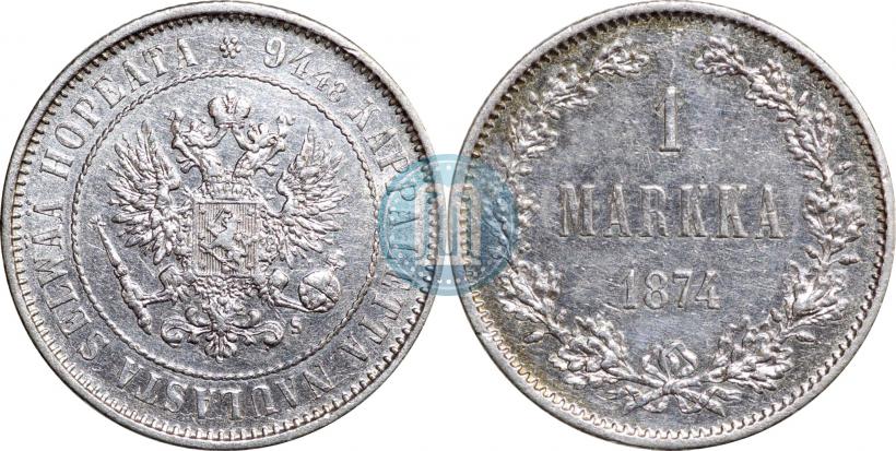 Фото 1 марка 1874 года S 