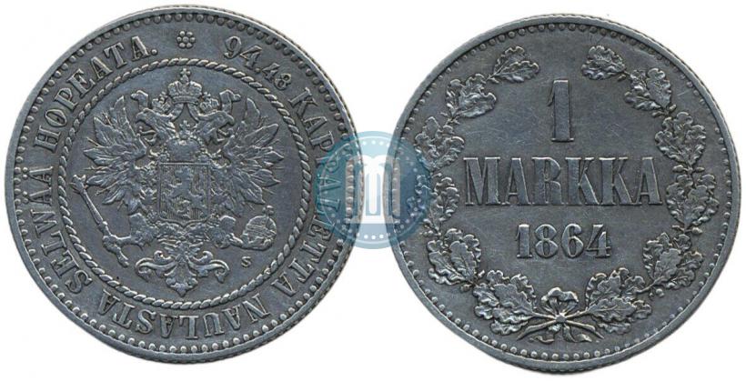 Фото 1 марка 1864 года S 