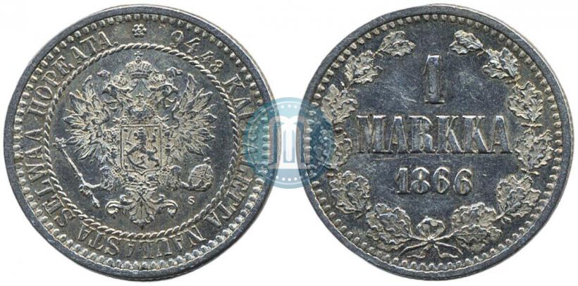 Фото 1 марка 1866 года S 