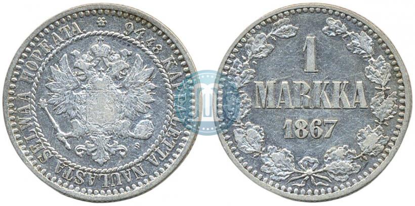 Фото 1 марка 1867 года S 