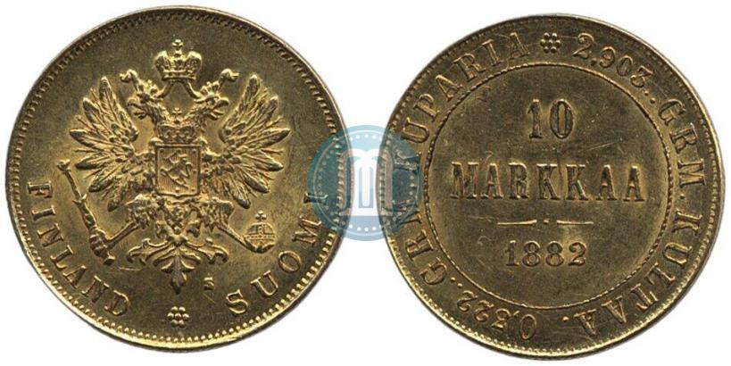Фото 10 марок 1882 года S 