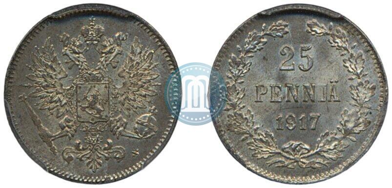 Фото 25 пенни 1917 года S 