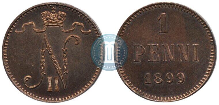 Фото 1 пенни 1899 года  
