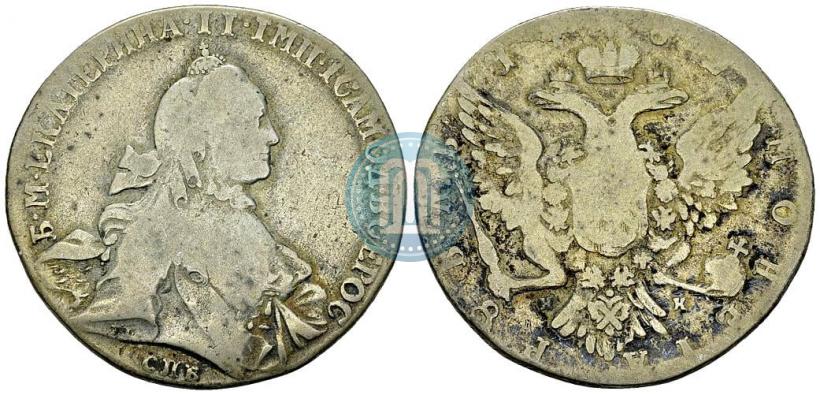 Фото 1 рубль 1762 года СПБ-НК 