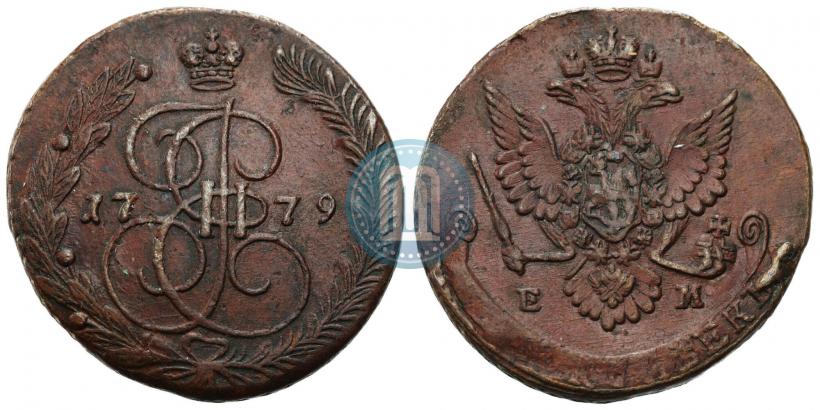 Фото 5 копеек 1779 года ЕМ 