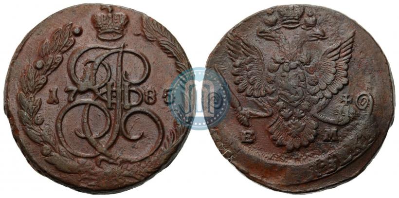 Фото 5 копеек 1785 года ЕМ 