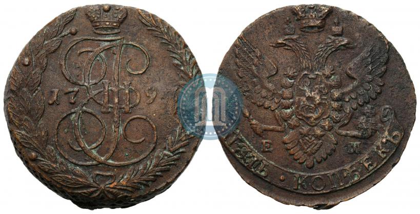 Фото 5 копеек 1793 года ЕМ 