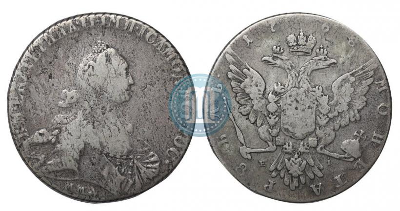 Picture 1 rouble 1753 year ММД-IШ 