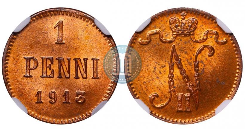 Picture 1 penni 1913 year  
