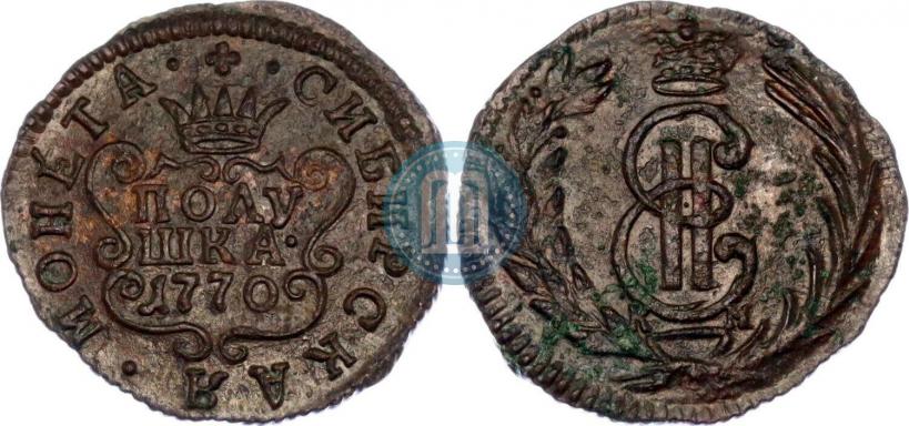Фото Полушка 1770 года КМ 