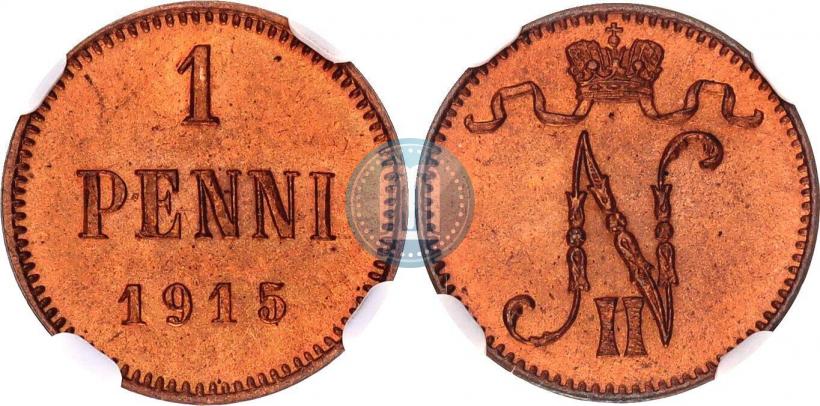 Фото 1 пенни 1915 года  