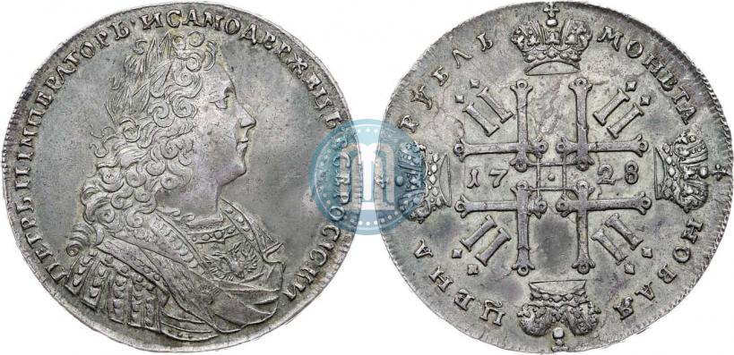 Фото 1 рубль 1728 года  "Тип 1728"
