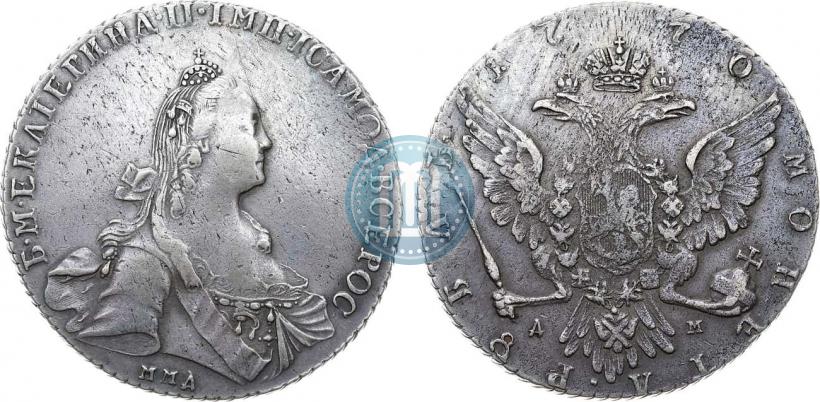 Фото 1 рубль 1770 года ММД-ДМ 