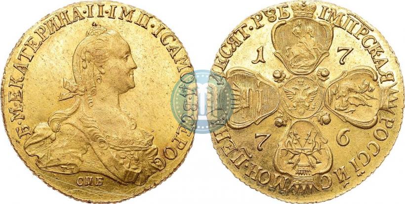 Picture 10 roubles 1776 year СПБ 