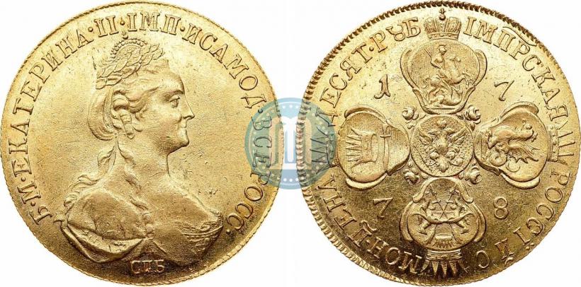 Picture 10 roubles 1778 year СПБ 