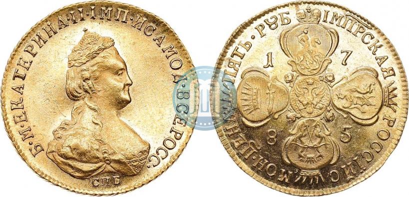 Picture 5 roubles 1785 year СПБ 