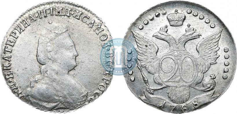 Picture 20 kopecks 1788 year СПБ 