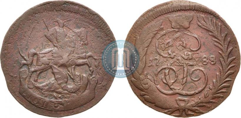 Picture 1 kopeck 1788 year ММ 