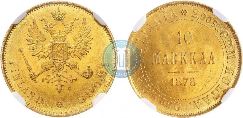 Picture 10 markkaa 1878 year S 
