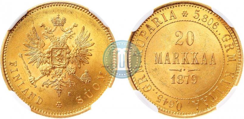 Picture 20 markkaa 1879 year S 