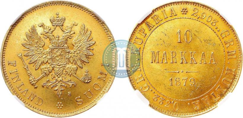 Picture 10 markkaa 1879 year S 