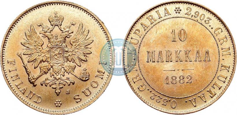 Picture 10 markkaa 1882 year S 