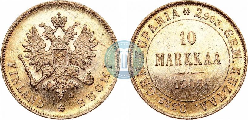 Фото 10 марок 1905 года L 