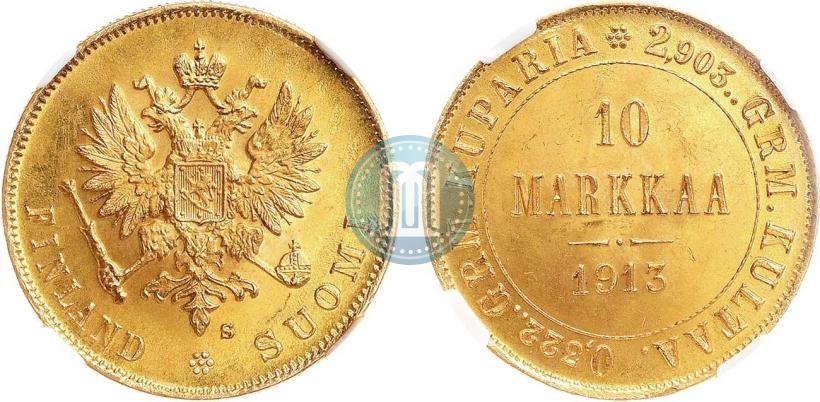 Picture 10 markkaa 1913 year S 