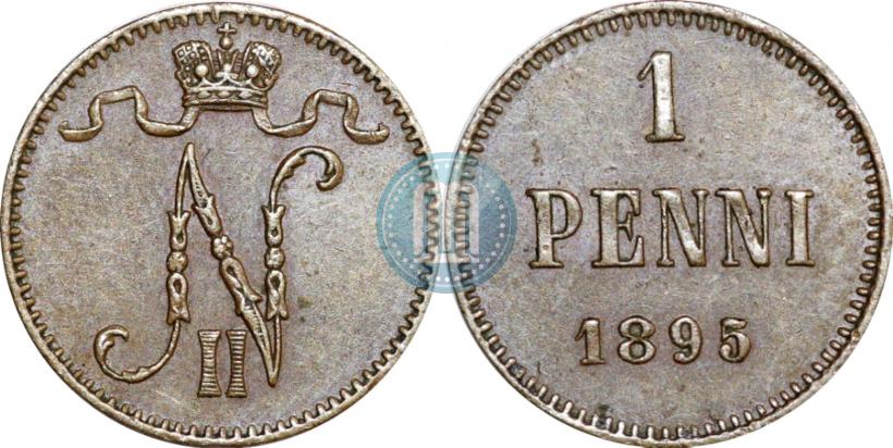 Фото 1 пенни 1895 года  
