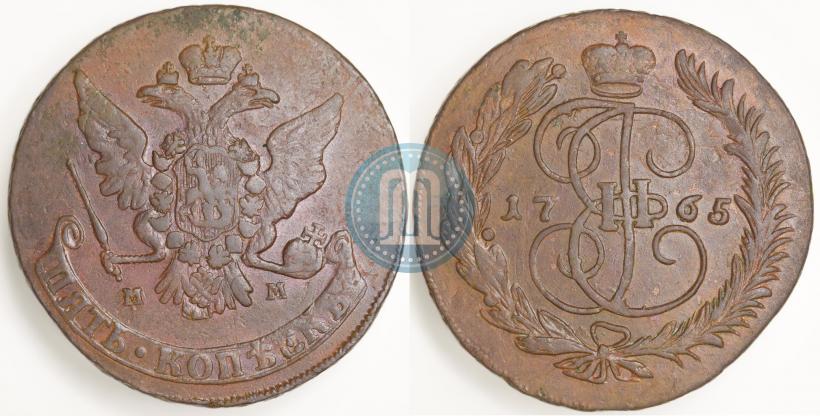 Picture 5 kopecks 1765 year ММ 