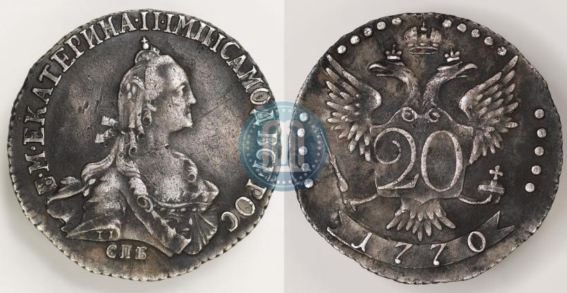 Picture 20 kopecks 1770 year СПБ 