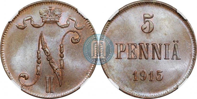Picture 10 pennia 1916 year  