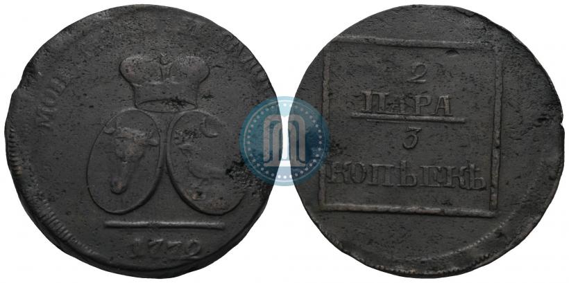 Фото 2 пара - 3 копейки 1772 года  