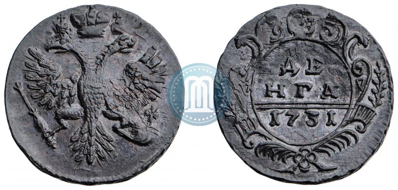 Фото Денга 1731 года  