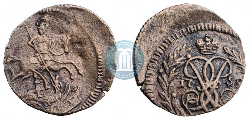 Фото Полушка 1759 года  