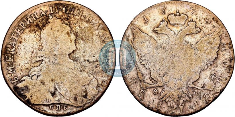 Фото 1 рубль 1773 года СПБ-ФЛ 